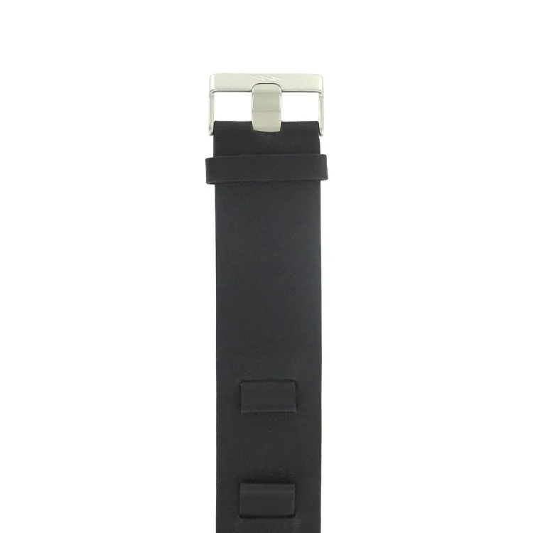 LIP Watch Strap - Smooth Black Leather - 14 mm