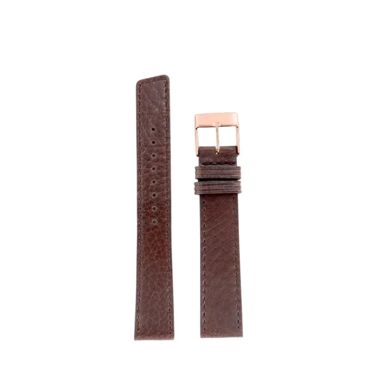 LIP Watch Strap - Brown Leather - 18 mm