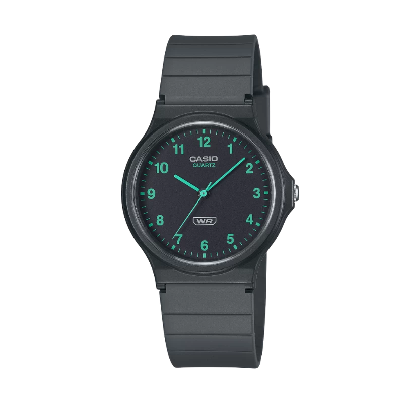 Casio Watch - Casio Timeless Collection - Black Organic Resin Strap - MQ-24B-8BEF