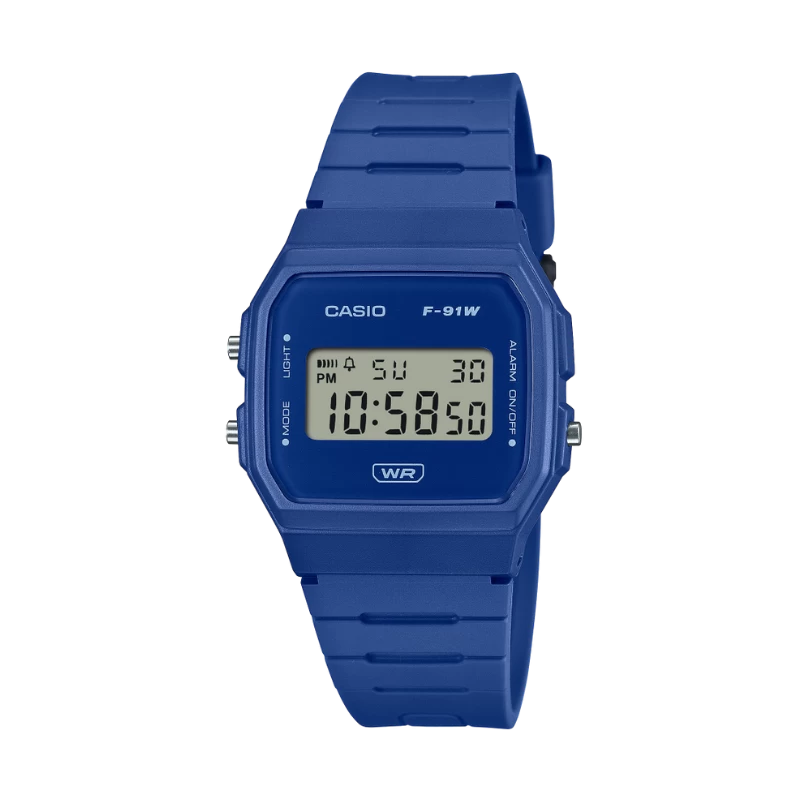 Casio Watch - Timeless Collection - Blue Organic Resin Strap - Digital