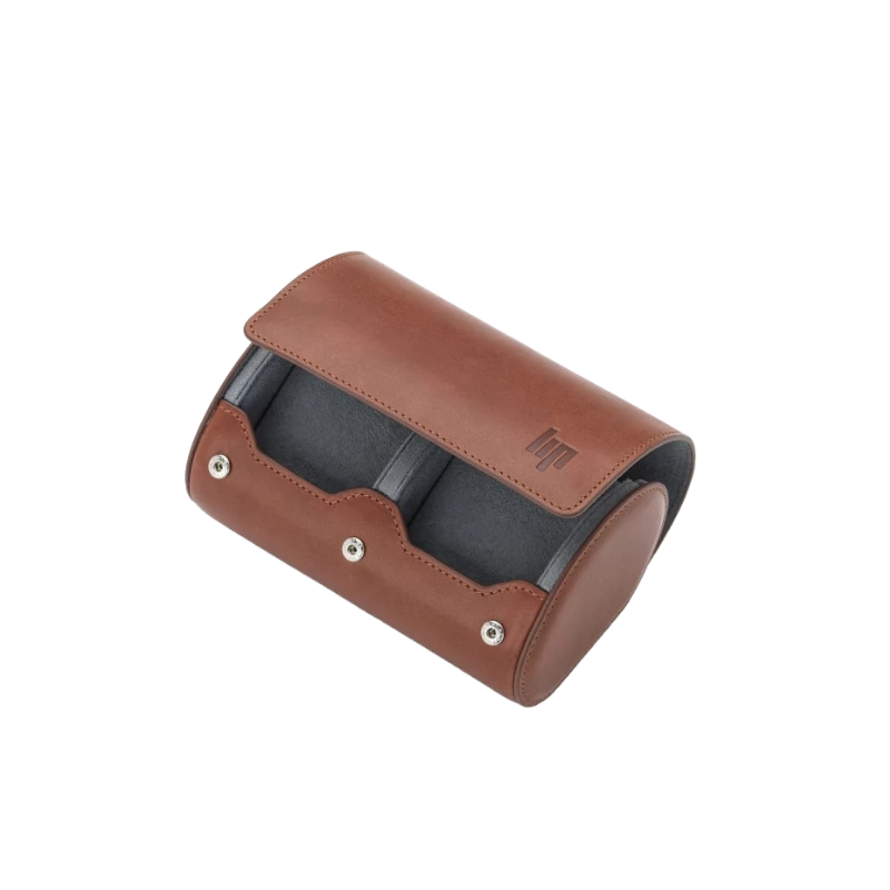 LIP Travel Case for 2 Watches - Vegetable-Tanned Leather