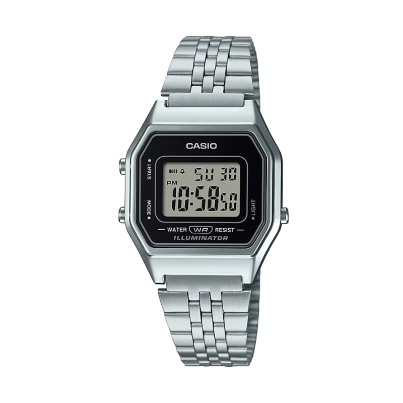 Casio Watch - Casio Collection - Illuminator - Black Dial - LA680WEA-1EF