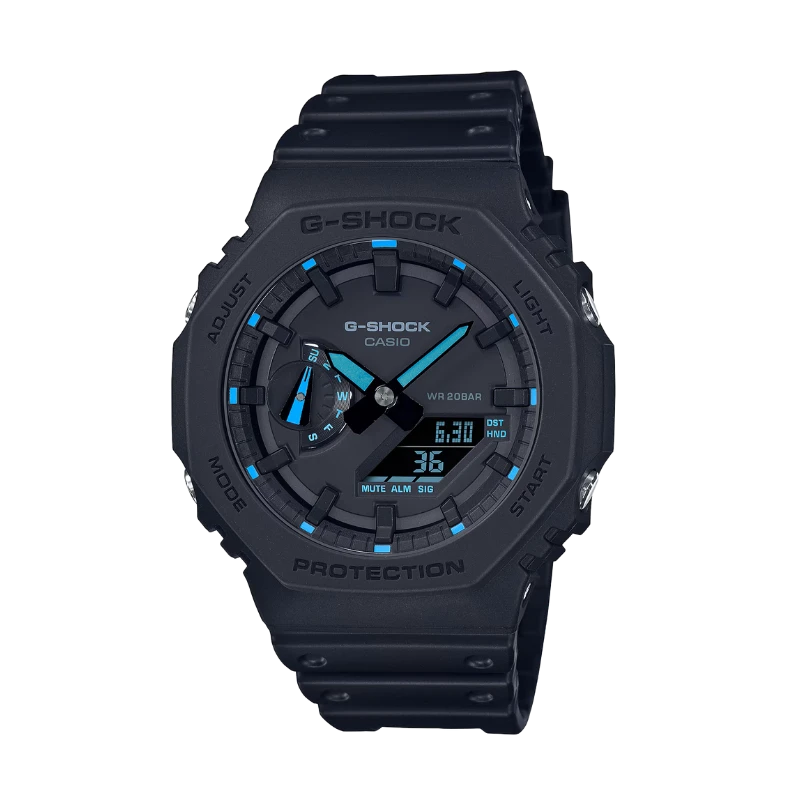Casio Watch - G-Shock - 2100 Series - Black Analog-Digital - GA-2100-1A2ER