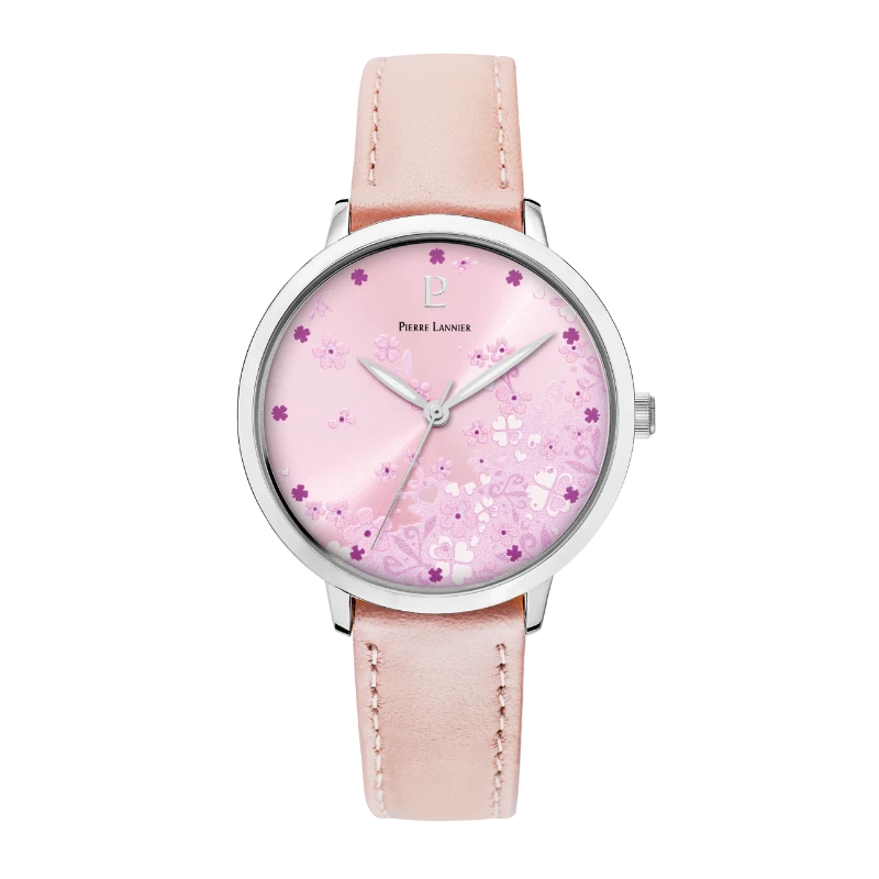Pierre Lannier Watch - Tallia - Pink Floral Dial