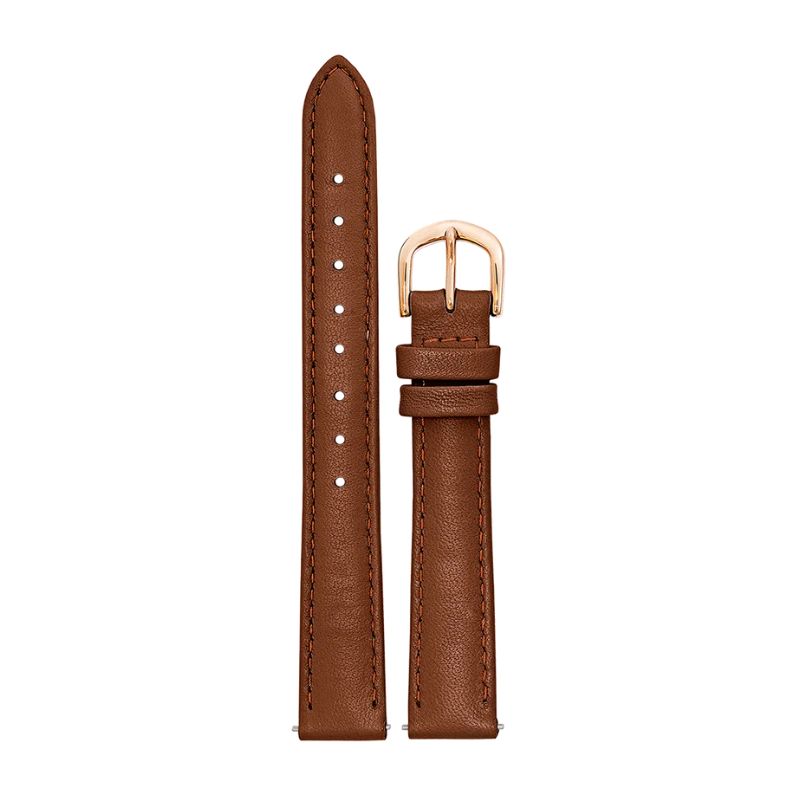Pierre Lannier Watch Strap - Women's - Brown Leather 14mm