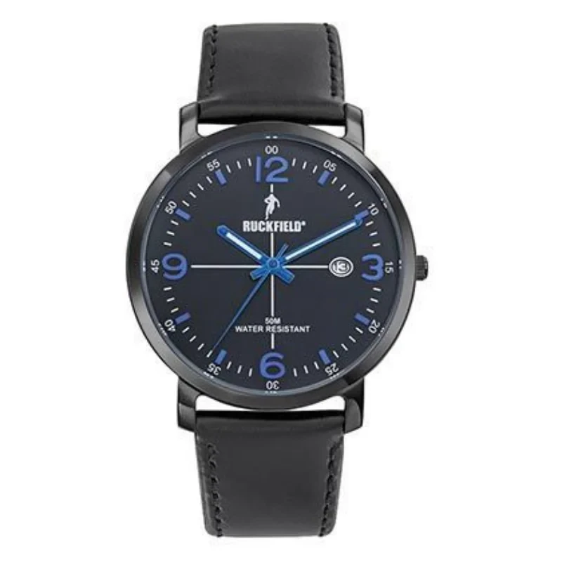 Ruckfield Watch - Rugby - Date - Black and Blue