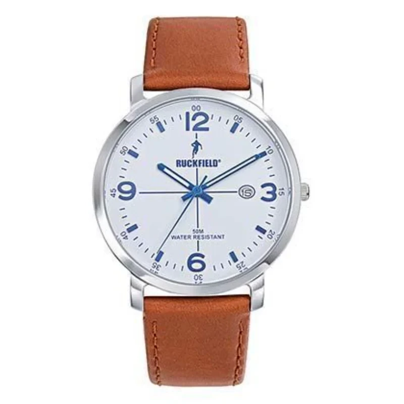 Ruckfield Watch - Rugby - Date - Brown and Blue