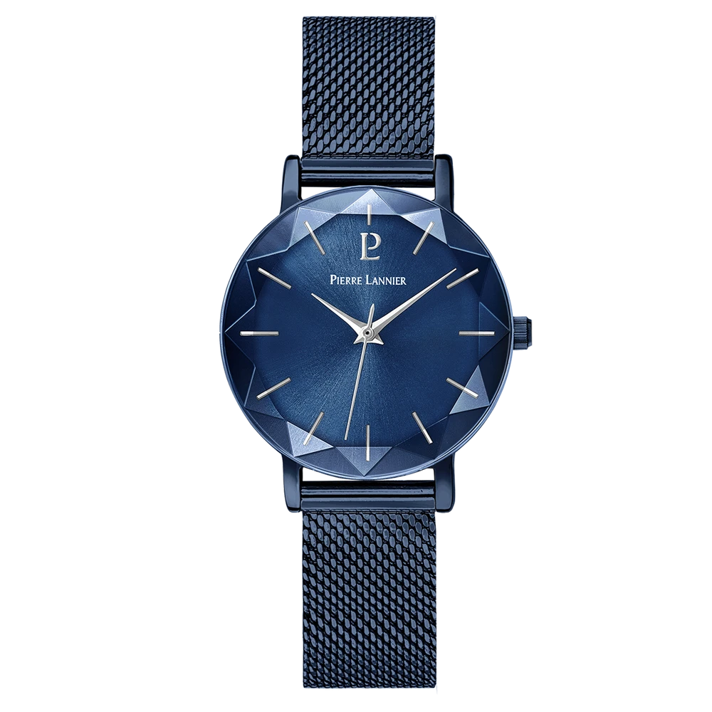 Pierre Lannier Women's Multiples Watch with Blue Dial and Ac Strap