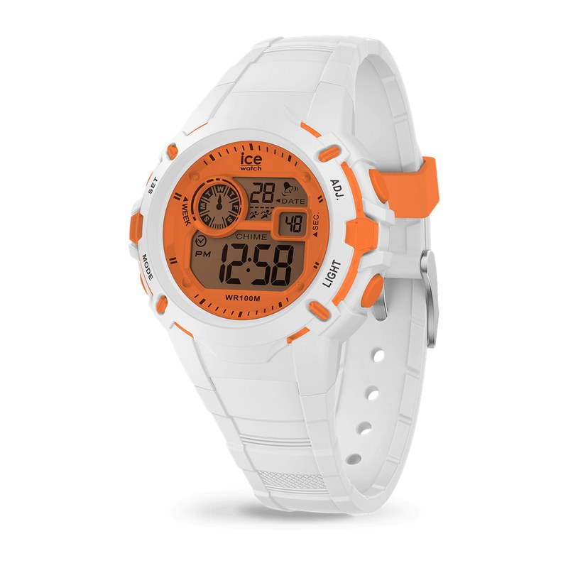 Ice-Watch Watch - Digit Explorer - White Orange