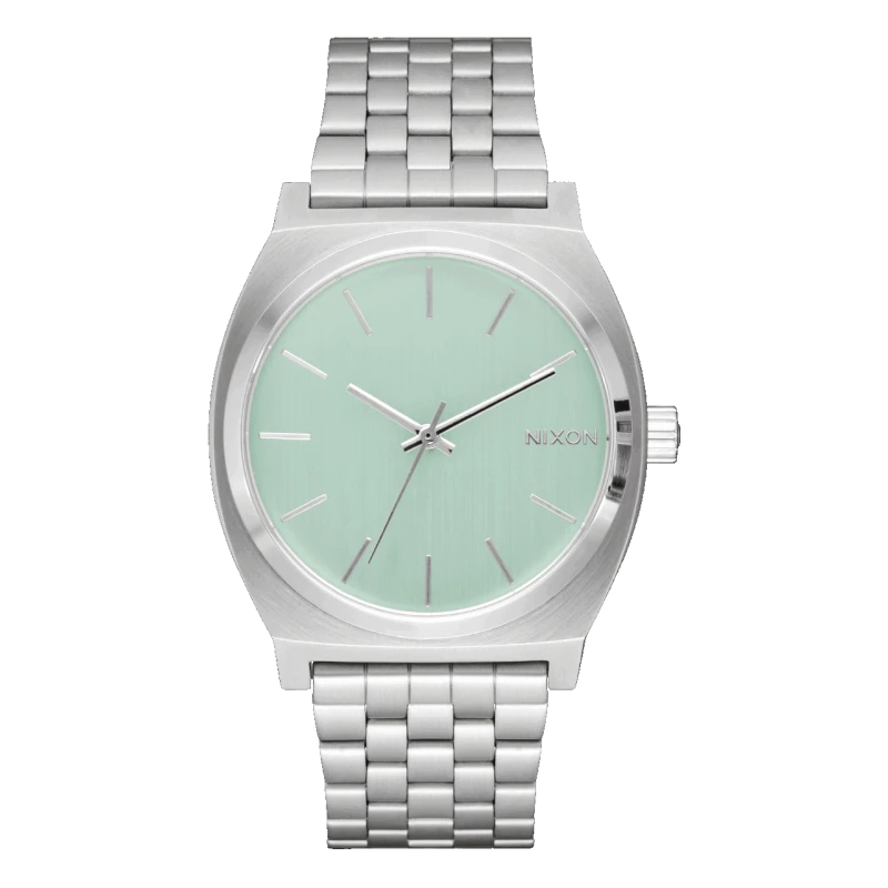 Nixon Watch - Time Teller Silver Pistachio | Club de la Montre