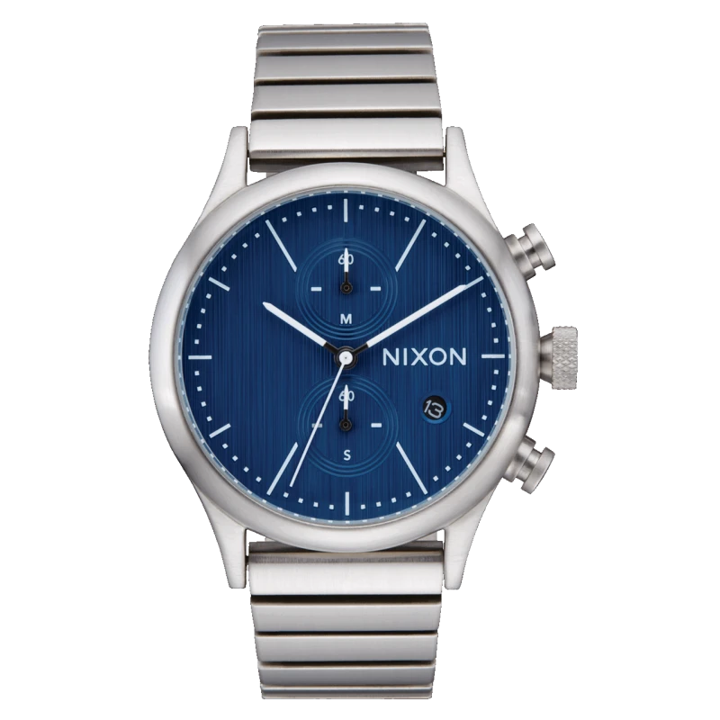 Nixon Watch - Station Silver Indigo | Club de la Montre