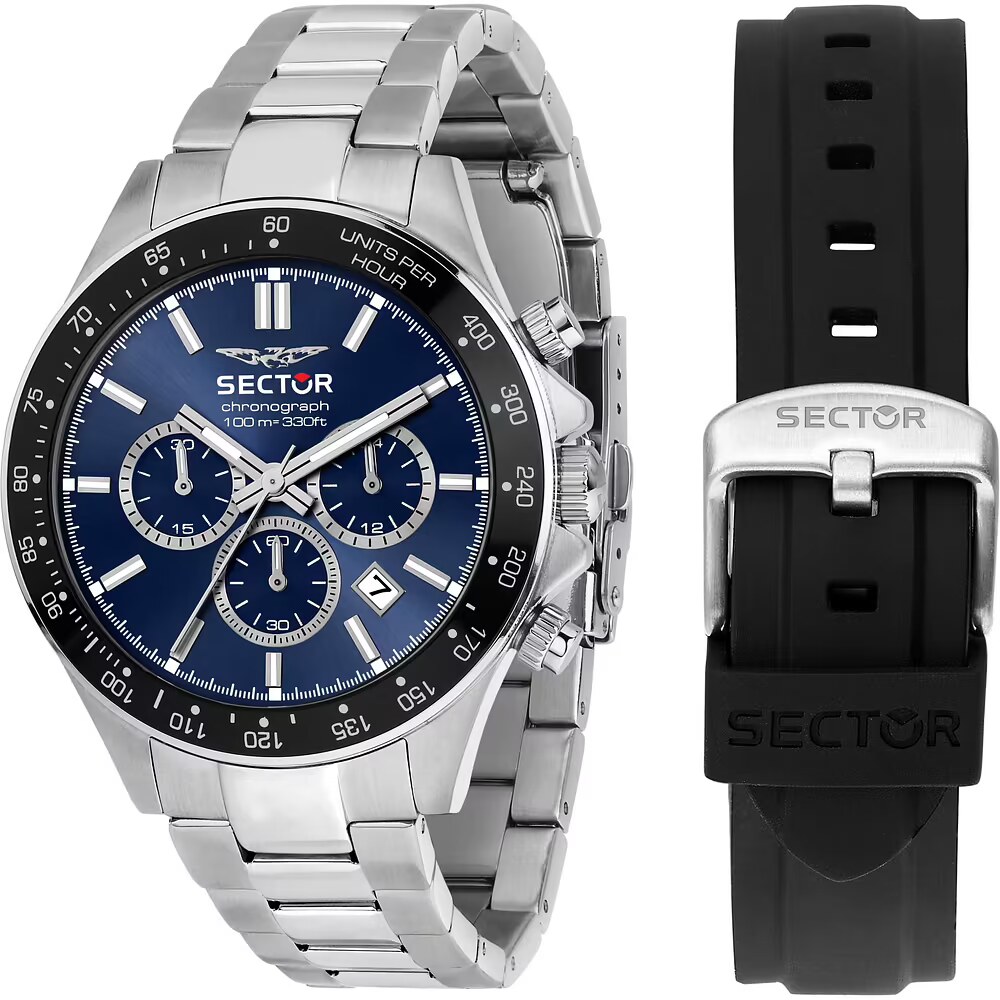 Sector 230 Silver Chronograph