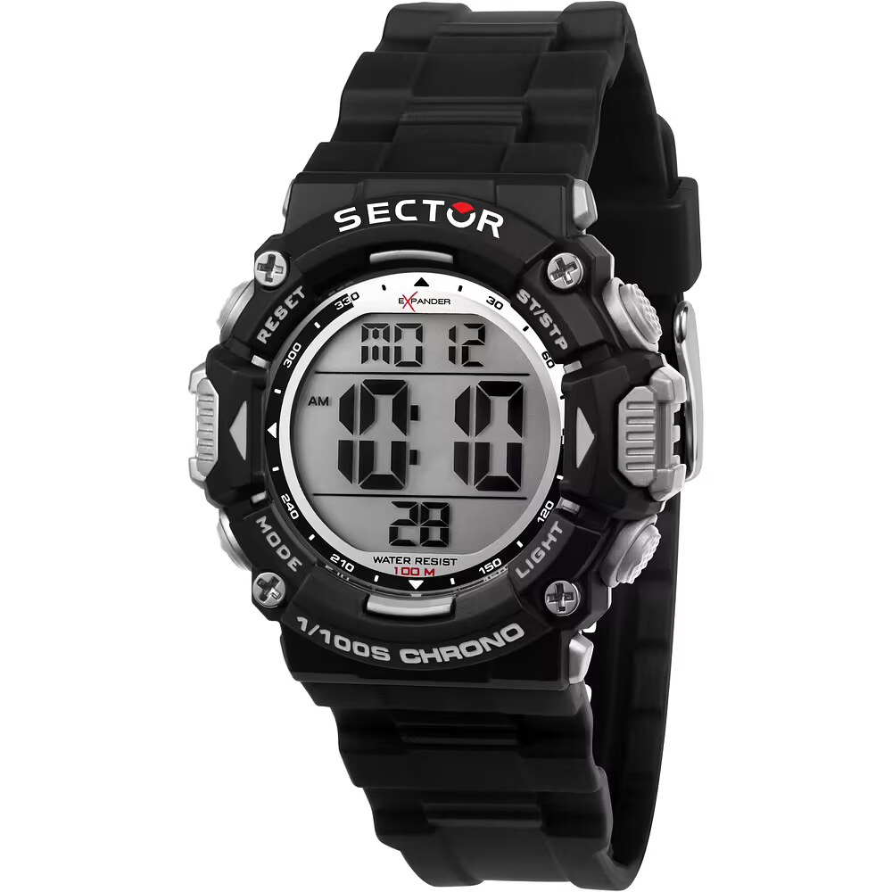 Sector Ex-32 Digital Silver and Black
