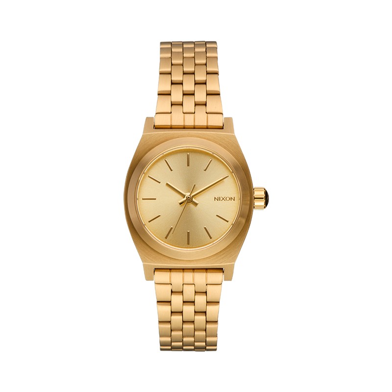 Nixon Watch - Small Time Teller - Solid Gold