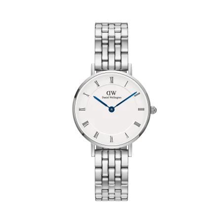 Daniel Wellington Watch - Petite Roman Numerals 5-Link Silver - 28mm
