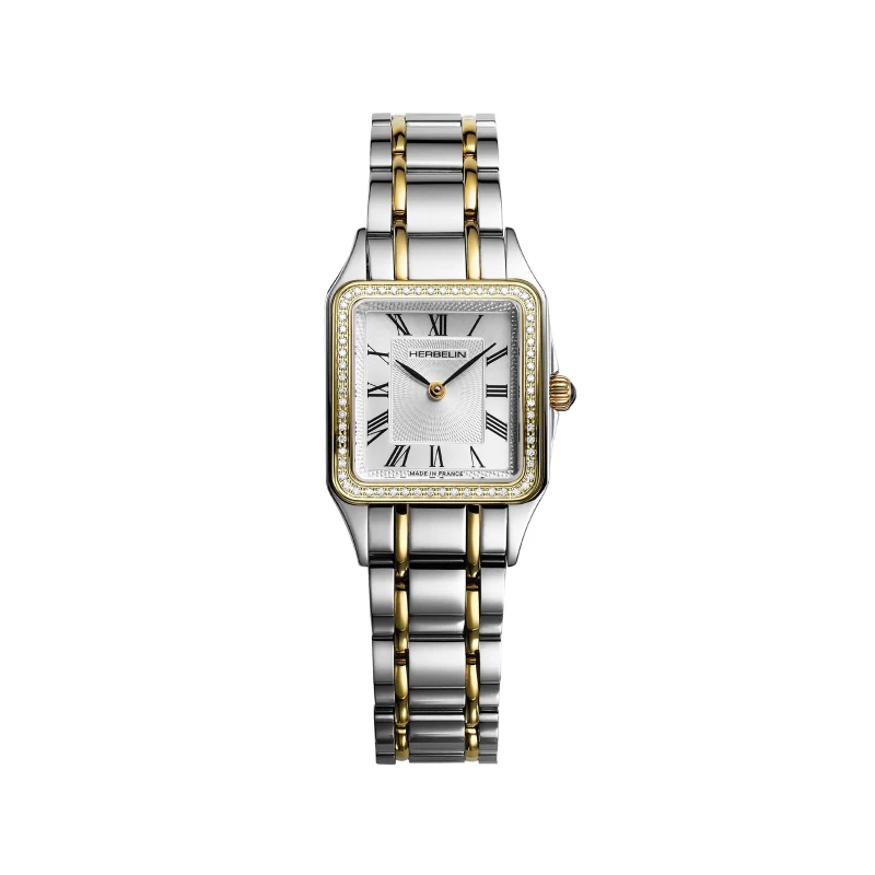 Michel Herbelin Watch - Luna - Quartz - Two-Tone & Diamonds