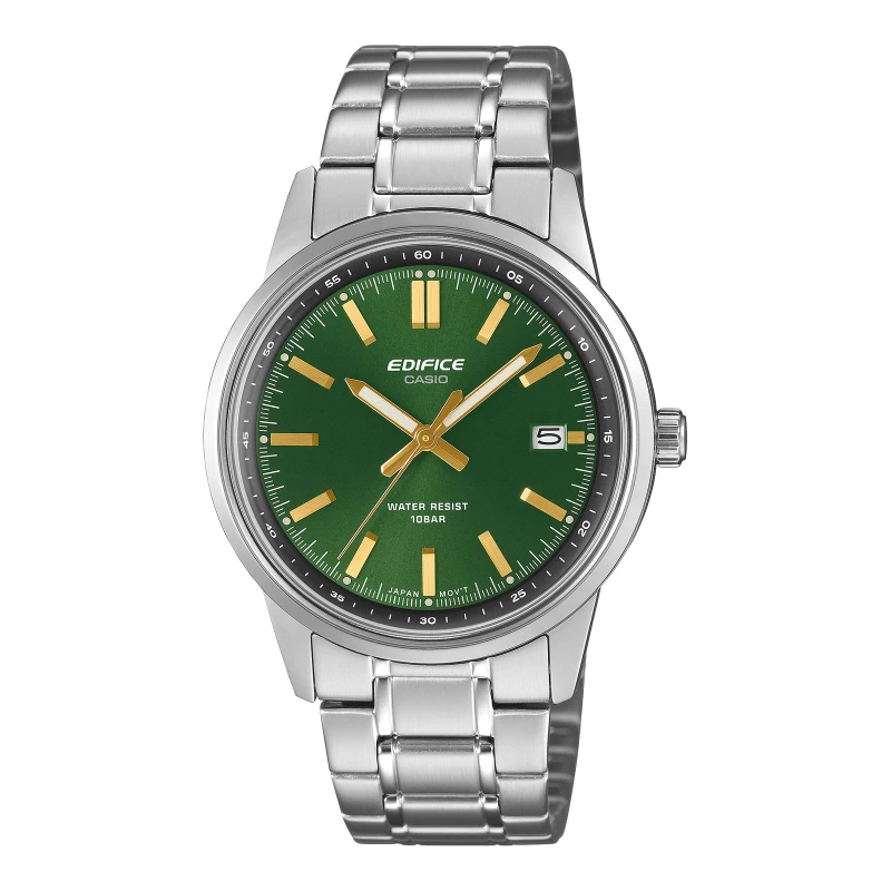 Casio Watch - Edifice - Green Dial - Stainless Steel