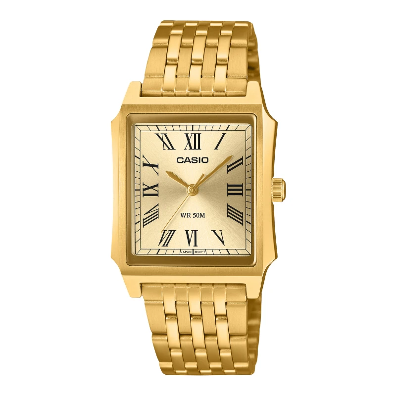 Casio Watch - Timeless Collection - Rectangular, Gold