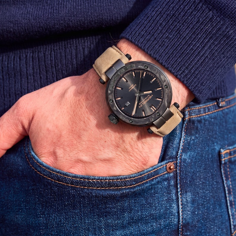 Herbelin Watch - Newport - Automatic - Beige Carbon-Titanium