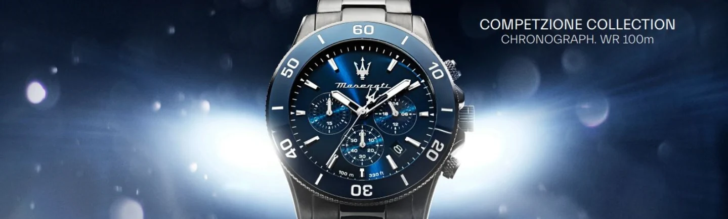 Montres Maserati Bannière Montres Maserati