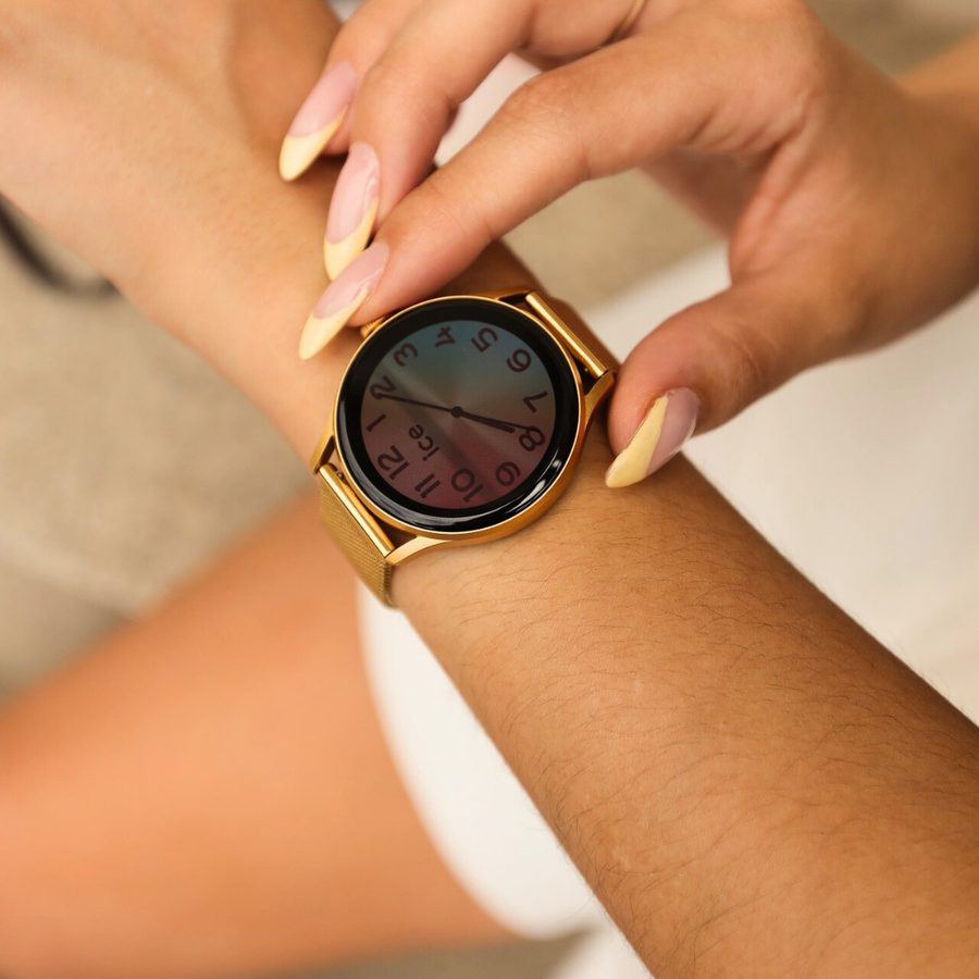 Ice-Watch, ICE smart ronde doree maille milanaise