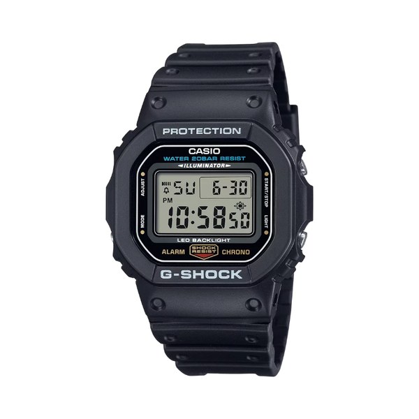 Montre Casio G-Shock DW-5600 noire digitale carr&eacute;e