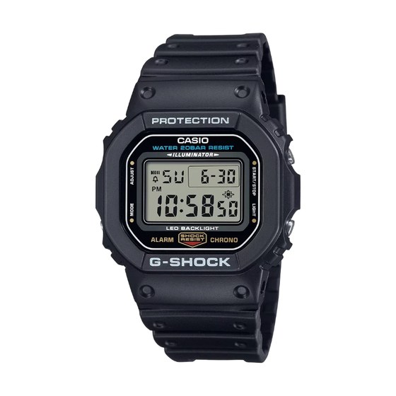 Casio G-shock - Série 5600 - Digitale - DW-5600UE-1ER, etanche 200 