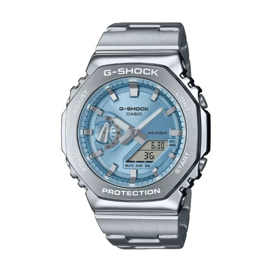 Casio G-shock - Série GM-P2100 - Acier - GM-2110D-2AER, affichage anadigital