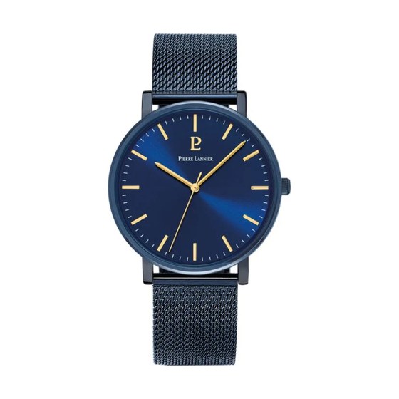Pierre Lannier Essential with a blue dial