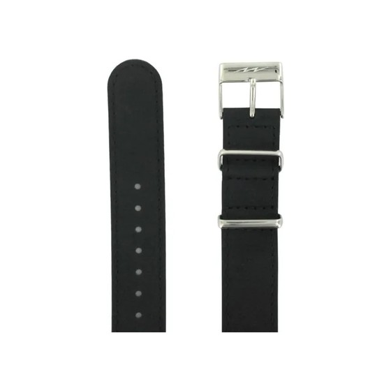 Bracelet cuir noir facon nato