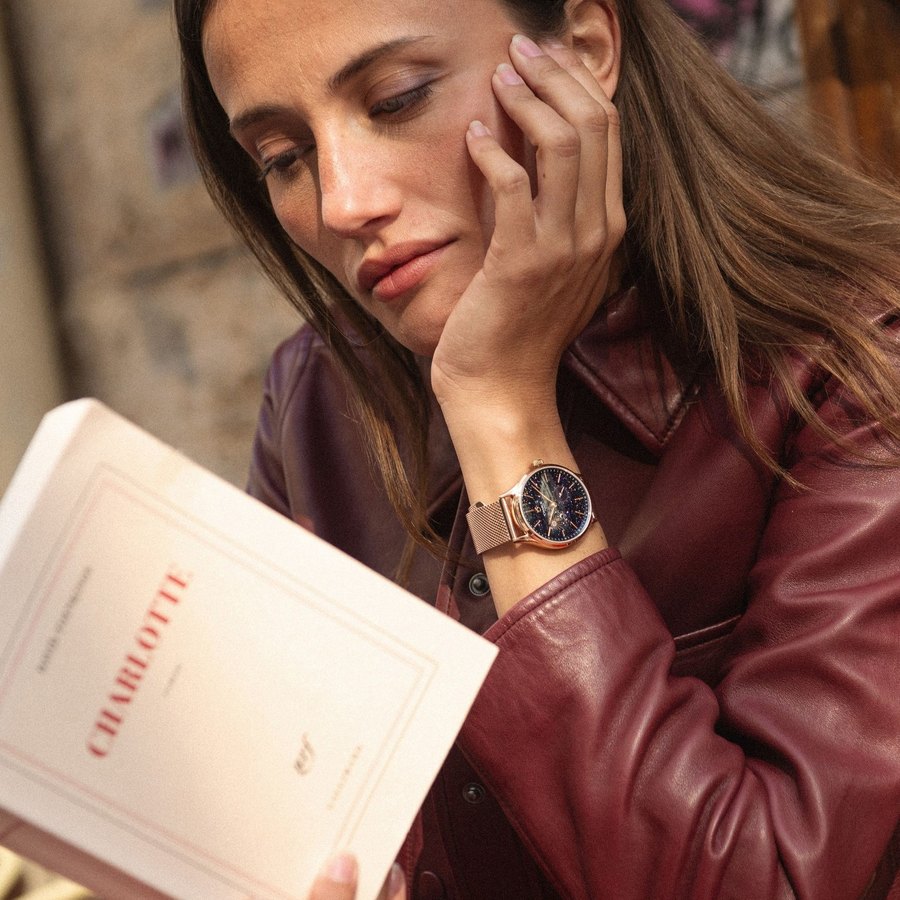 Montre Charlie Paris Charlie Paris INITIAL 36 Aventurine en situation