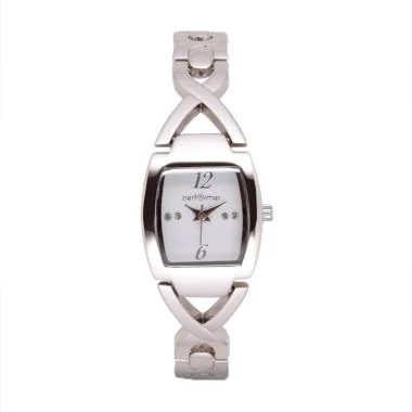 Face Montre Classique Performer Femme Acier Argenté Carré - 70820412