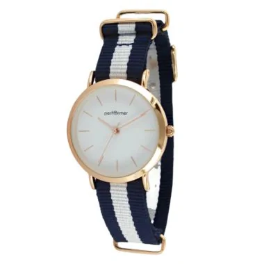 Face Montre Classique Performer Femme Nato Blanc et Bleu - 70912922