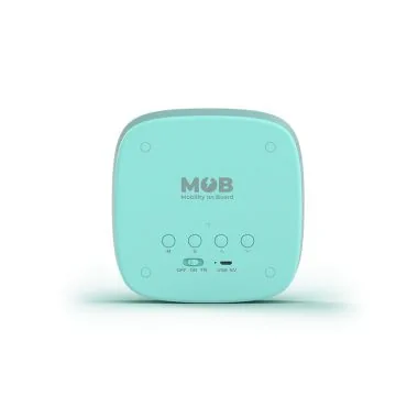 Dos Réveil Veilleuse Enfant Billy Clock Tactile Turquoise