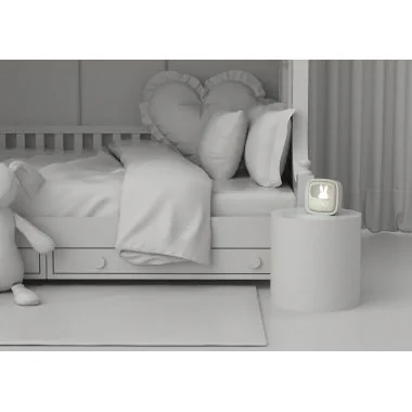 Ambiance Réveil Veilleuse Enfant Billy Clock Tactile Gris