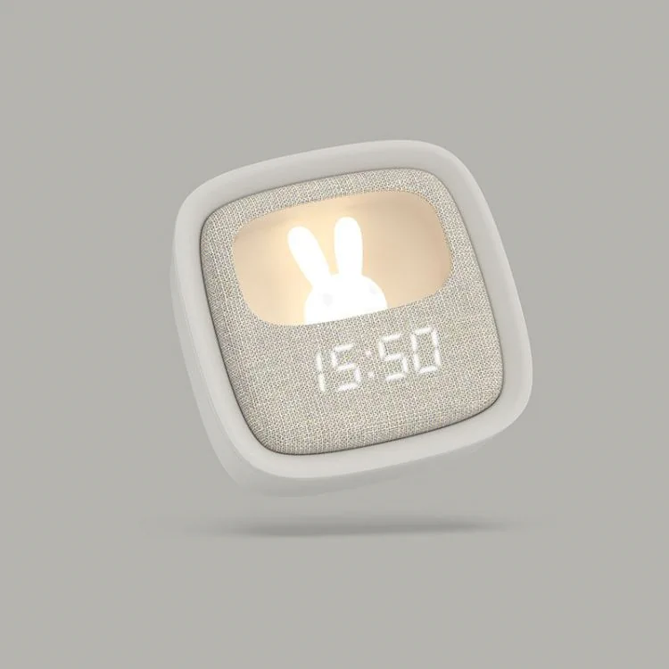 Profil Réveil Veilleuse Enfant Billy Clock Tactile Gris