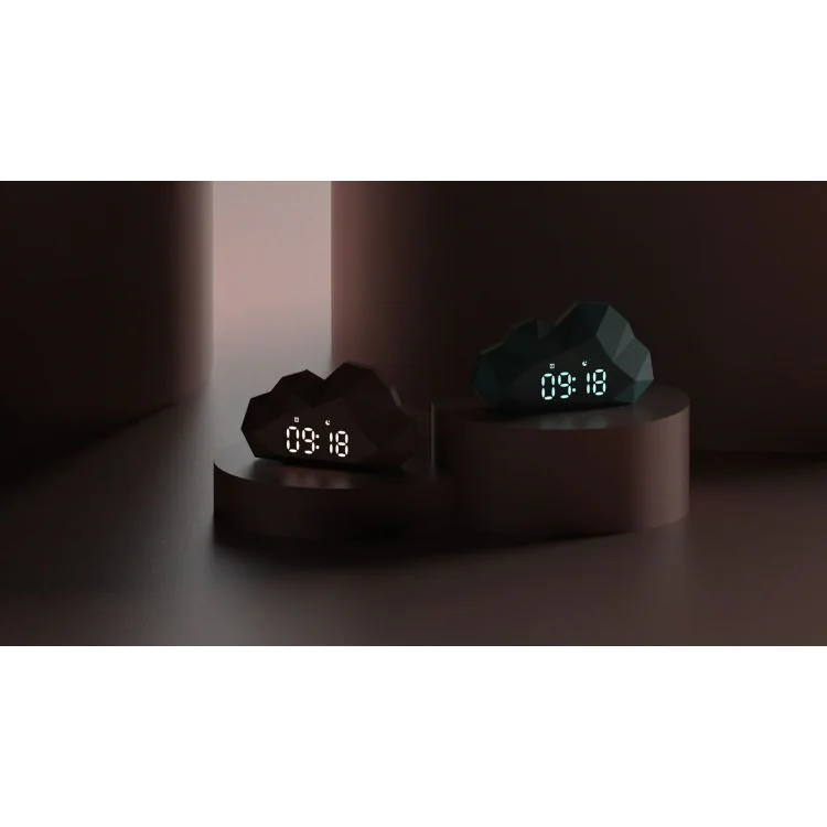 Nuit Réveil Digital Lumineux Enfant Billy Clock Mini Cloudy Turquoise