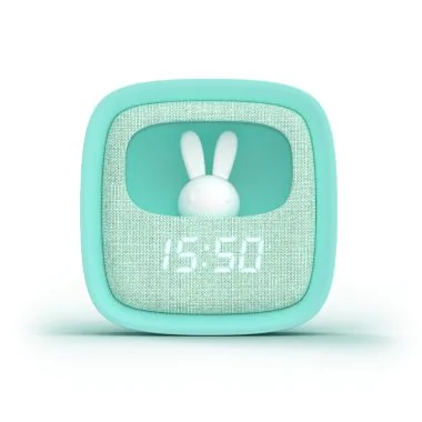 Face 2 Réveil Veilleuse Enfant Billy Clock Tactile Turquoise