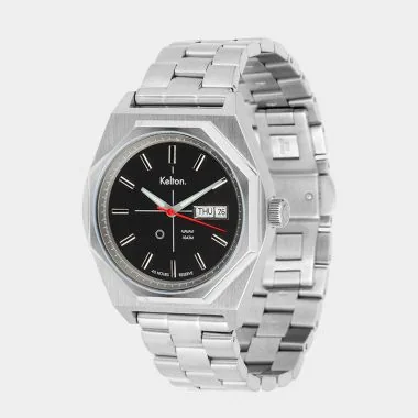 Profil Montre Vintage Automatique Kelton Octogone Silver