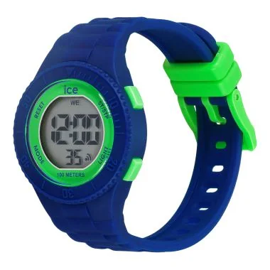 Profil Montre Ice-Watch - Ice Digit Dino Enfant Bleu et Verte Extra Small