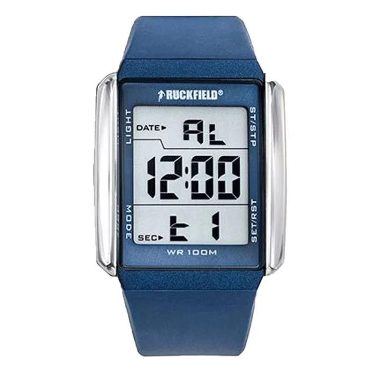 Ruckfield Rectangulaire Sport Digital Bleu