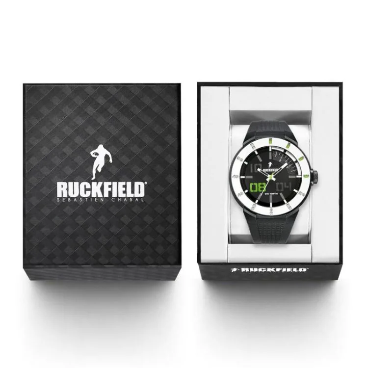 Ruckfield - Montre Ruckfield - Moderne - Multifonction - Cadran Noir et Vert
