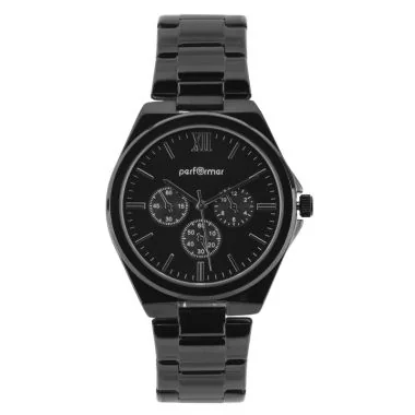 Face Montre Classique Performer Homme Acier Noir Cadran Noir Chrono Factice - 70312612