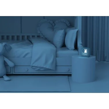 Ambiance Réveil Veilleuse Enfant Billy Clock Tactile Bleu Marine