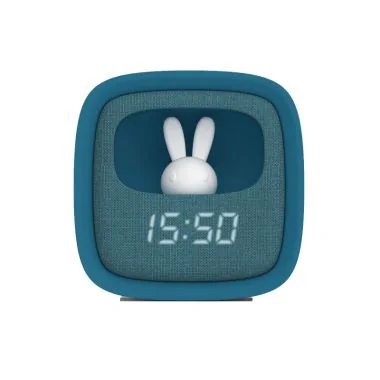 Face Réveil Veilleuse Enfant Billy Clock Tactile Bleu Marine