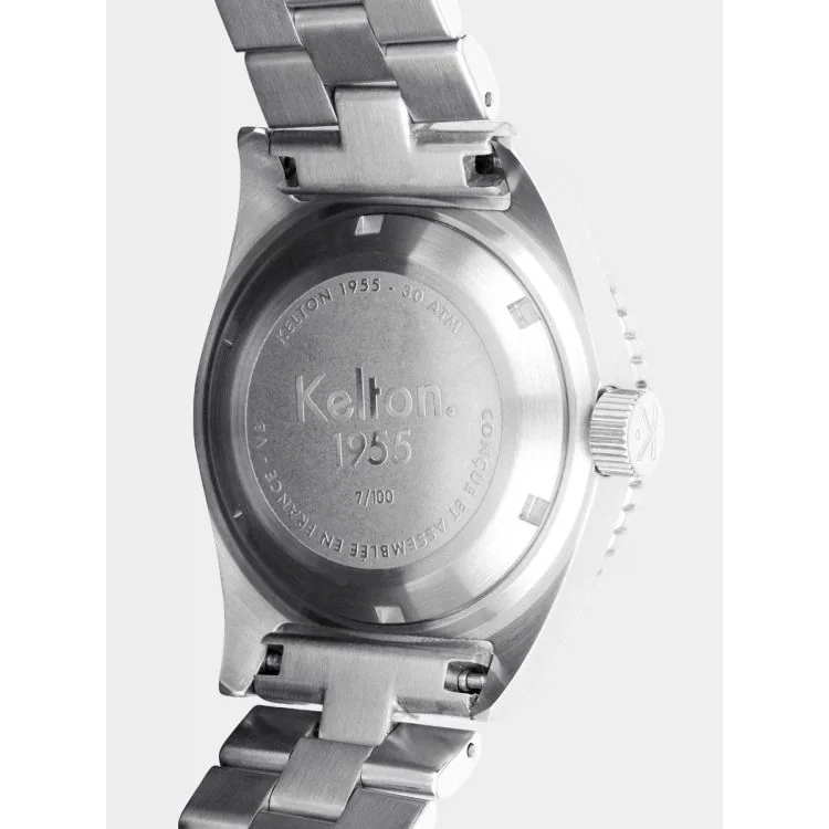 Dos Montre Kelton 1955 - 30 ATM - Fondation de la Mer - Série Limitée 100 exemplaires