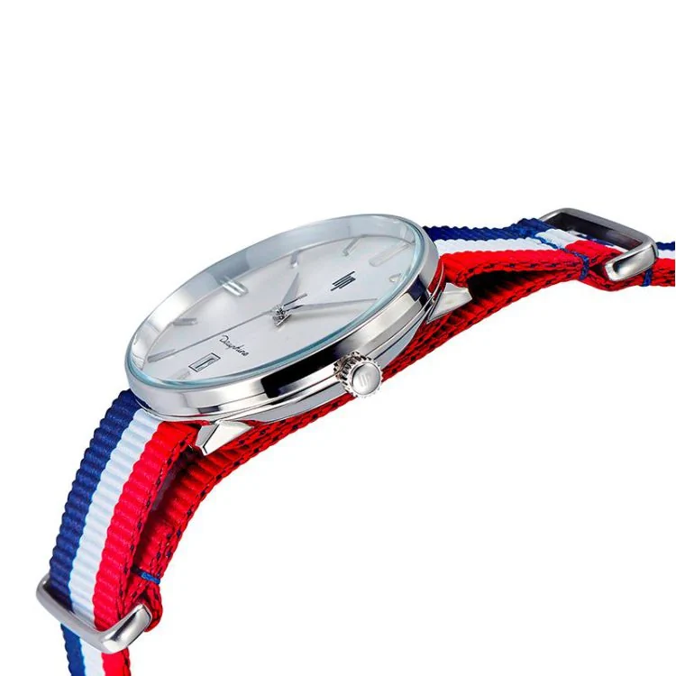 Cadran 2 Montre LIP - Dauphine 38 mm - Tricolore Bleu Blanc Rouge