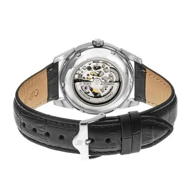 Dos Montre LIP - Himalaya 40 mm - Squelette - Automatique - Cuir Noir
