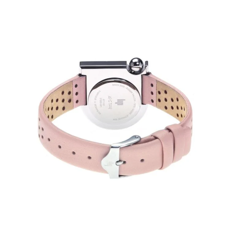 Dos Montre LIP - Mach 2000 - Mini Moon - Cuir Rose