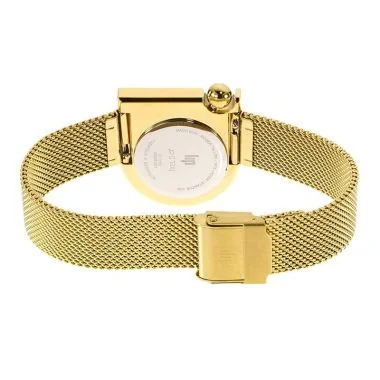 Dos Montre LIP - Mach 2000 - Mini Moon - Maille Milanaise Dorée